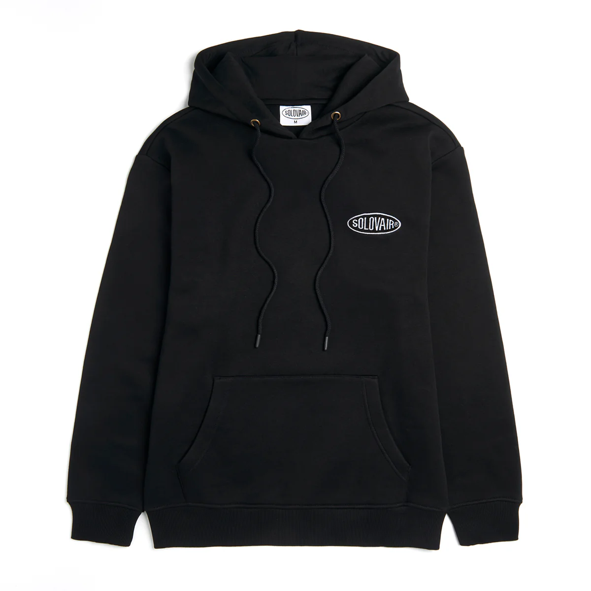 Solovair L/S Logo Pullover Hoodie - Black