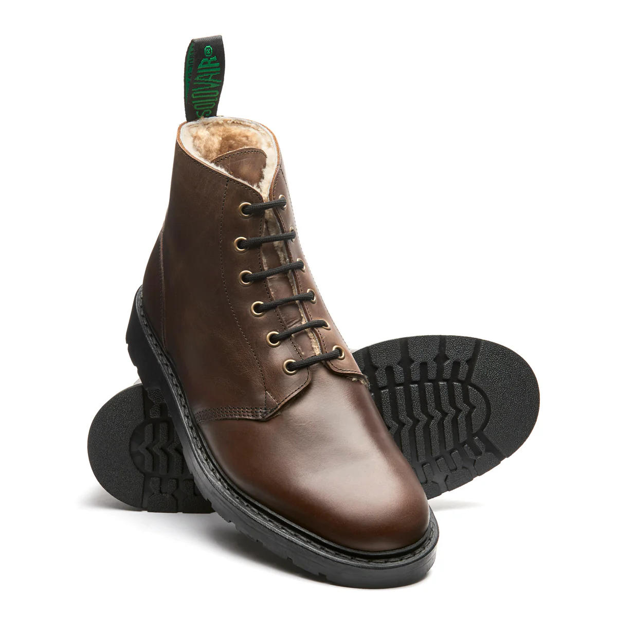 Gaucho Crazy Horse Shearling Lined 6 Eye Astronaut Boot - Image 3
