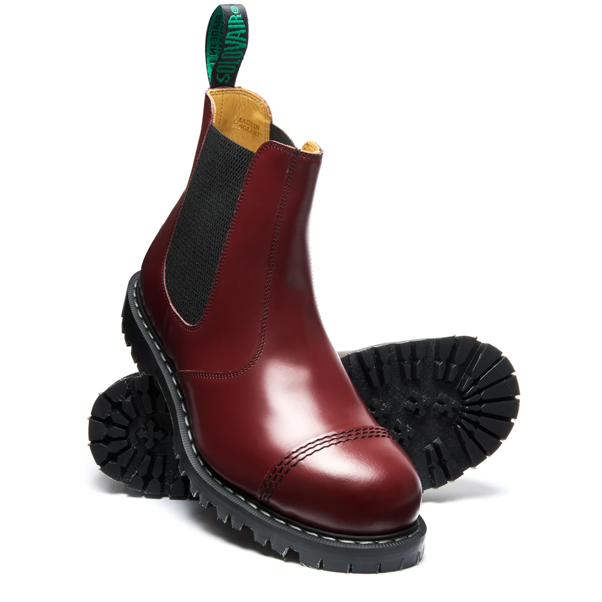Cherry Red Hi-Shine Steel Toe Dealer Boot - Image 2