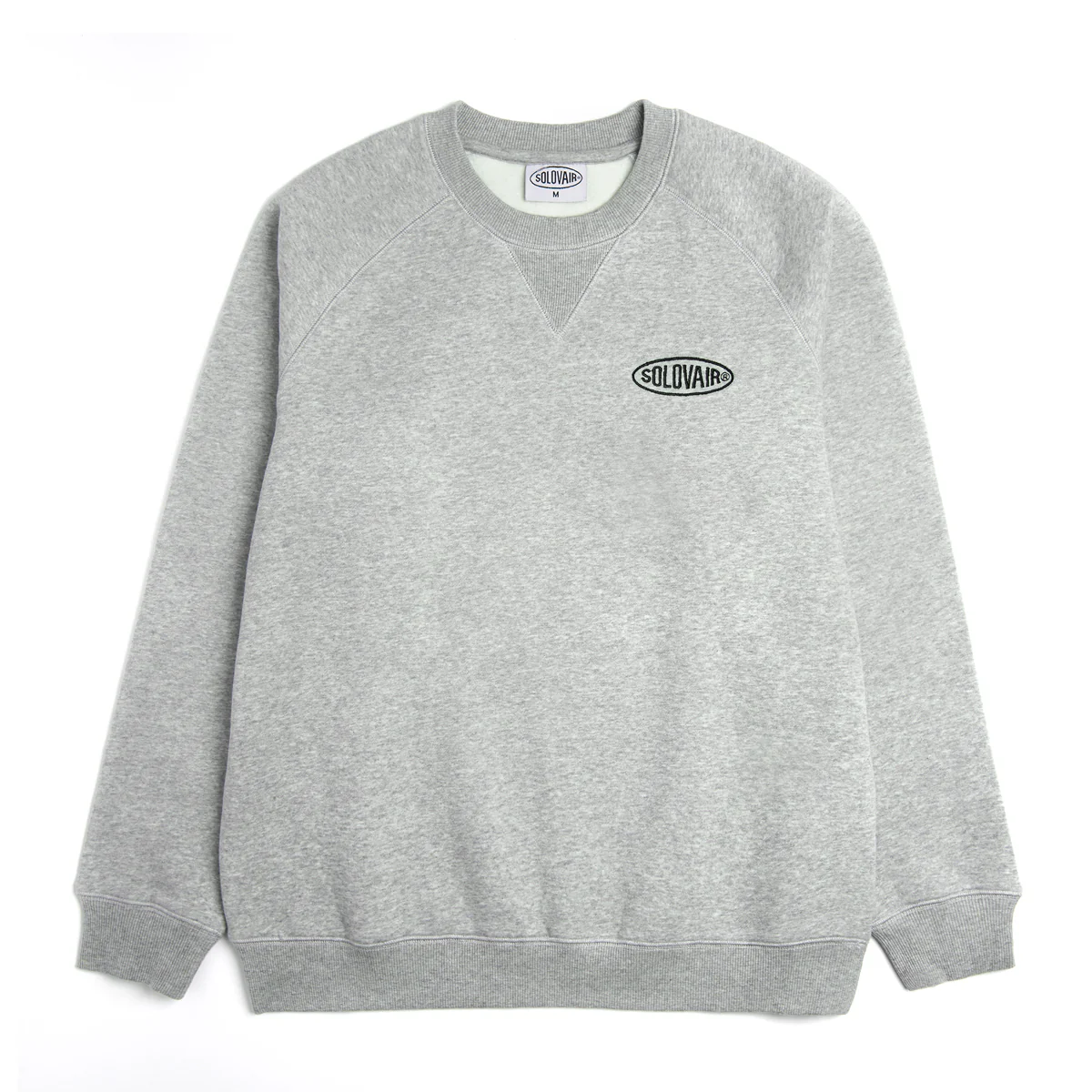 Solovair L/S Logo Sweatshirt - Grey