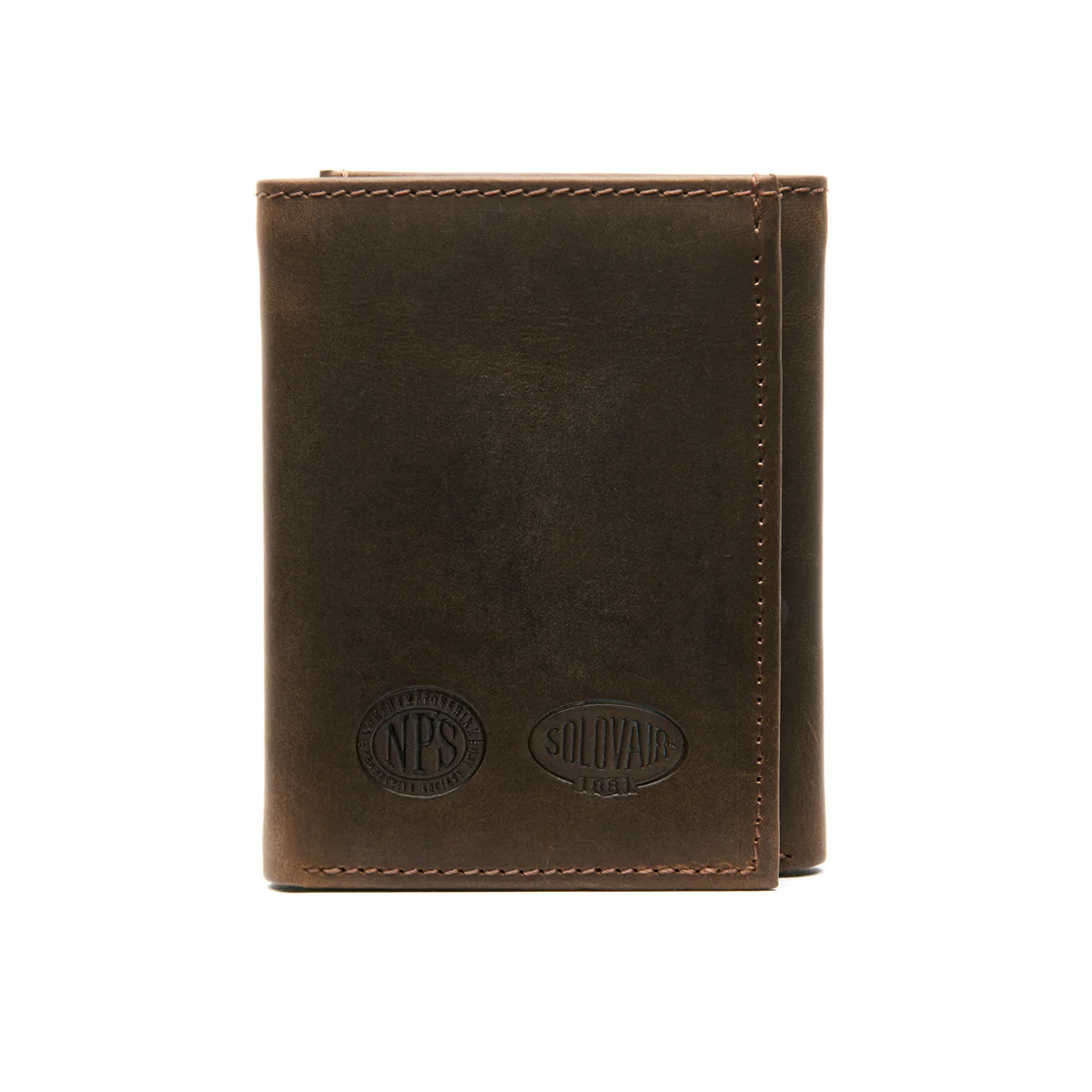 Leather Tri Fold Wallet - Image 5