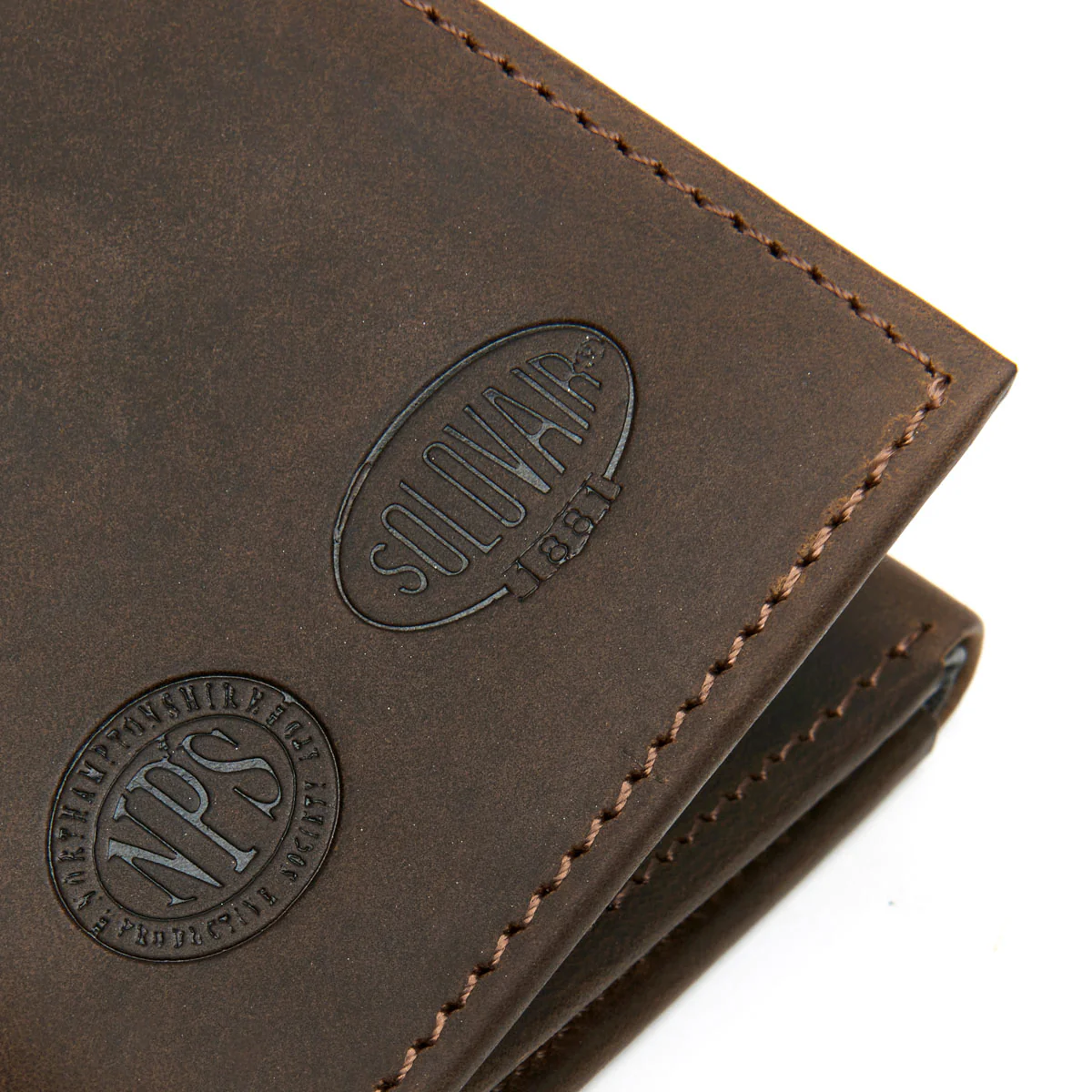 Leather Tri Fold Wallet - Image 6